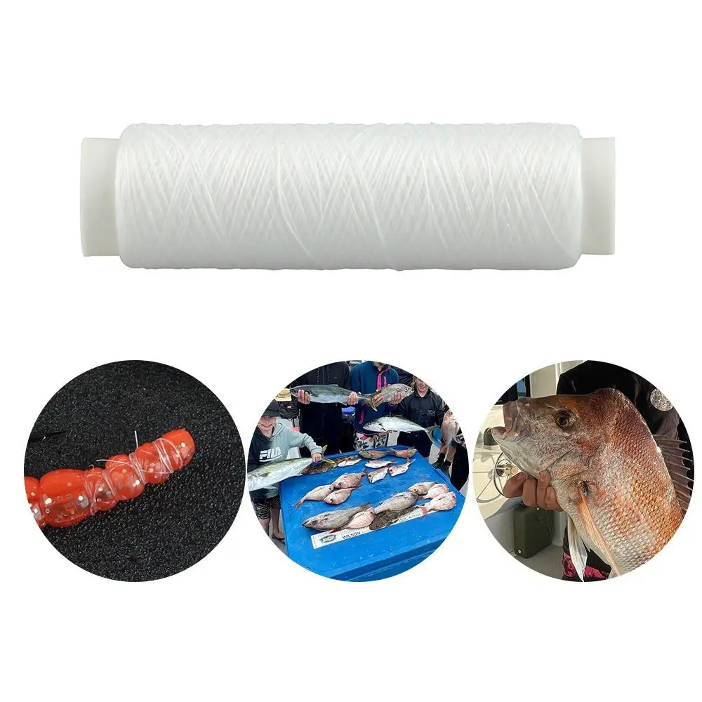

250m Fishing Rubber Band Line Nylon 0.2mm Fishing Bait Line Invisible High Tensile Bait Elastic Thread Sea Fishing