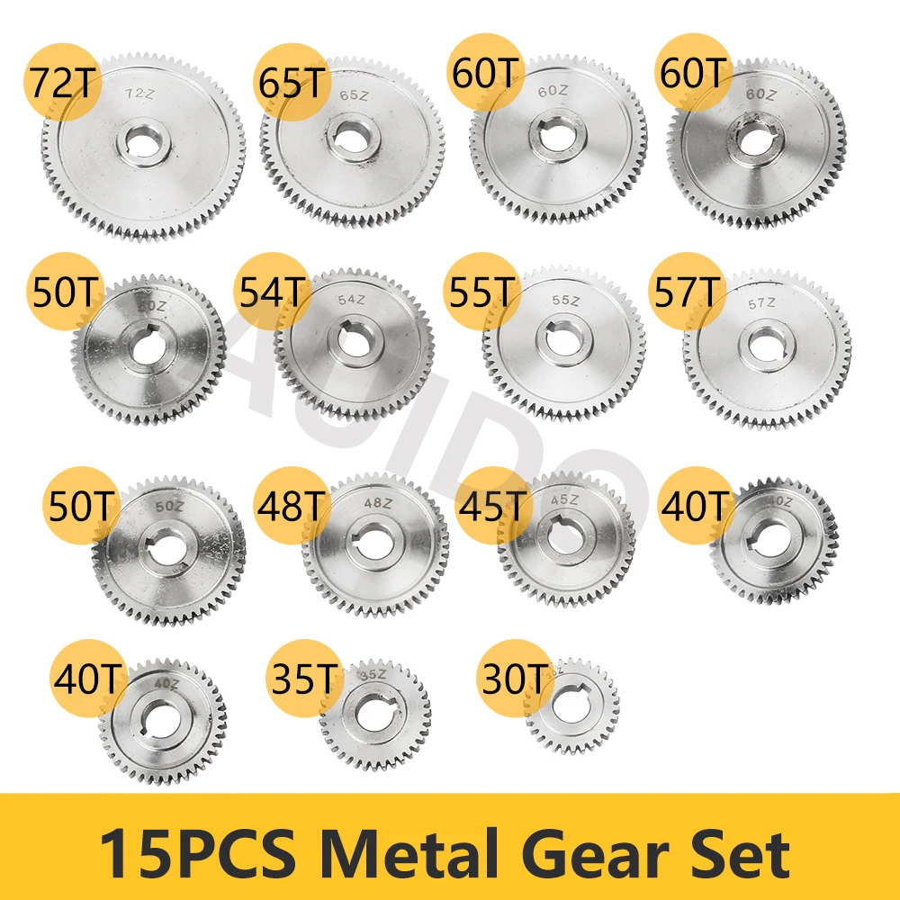 CJ0618 Metal Exchange Gear Kit  Mini Lathe Metric&Imperial Gear Set