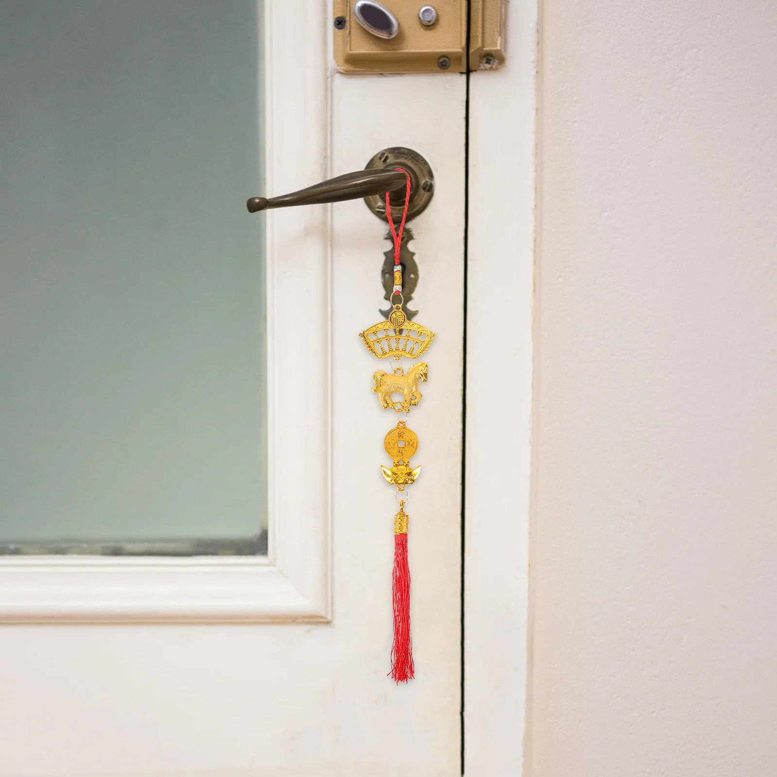 9pcs Hanging Ornaments 2026 Of The Horse Knot Charm For Lunar New Year Decor Festival Tree Car Rearview Mirror Asian New Year