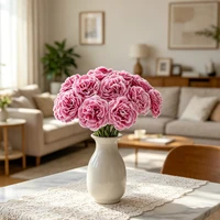 4/8pcs Artificial Flowers Silk Carnations Home Room Wedding Bridal Bouquet Festival Table Decor Accessories Garden DIY Gift 4