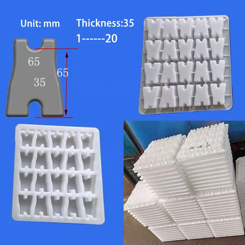 

H-Shaped Plastic Mold, Cement Gasket, Steel Reinforcement, Reinforcement, Reinforcement, Reinforcement, Block Support, 65mm