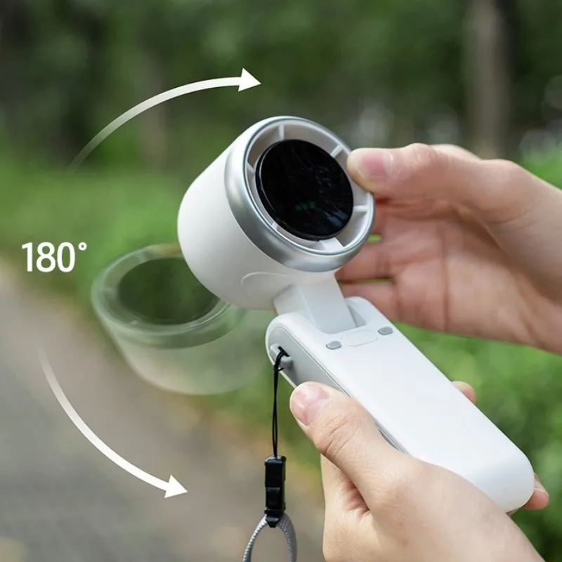 BOLEBIO Volevio Portable Wireless Flashlight Fan Noisy BLDC Super Strong Ultra Light Mini Flashlight Fan Natural Wind Fan USB/Po