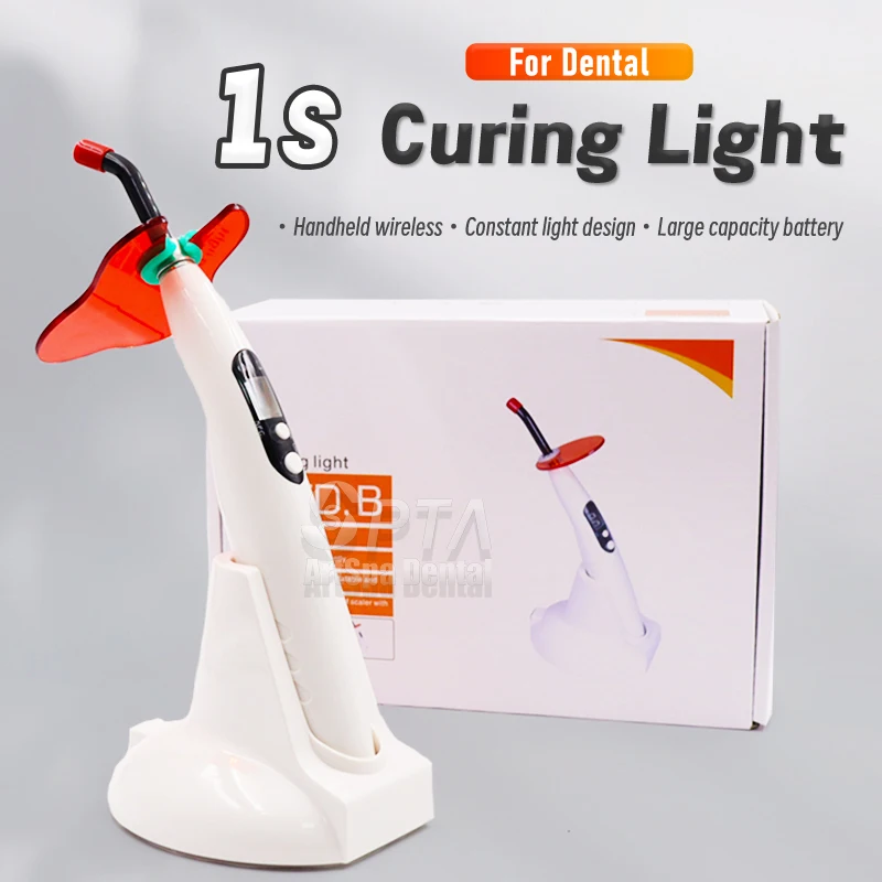 

1200-1500mw/cm² High Quality Dental Light Oral LED Lamp Wireless Curing Dentist Cordless Cure Light Dentistry Equipment Oral