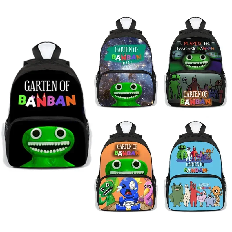 New Garten of Banban Game Kindergarten Backpack Student Polyester Burden-reducing Kawaii School Bag Mochila Best Birthday Gift