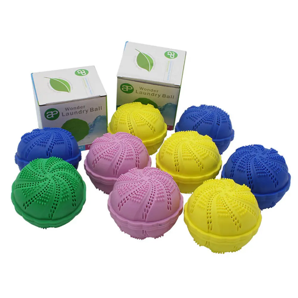 Household Laundry Ball Magic Stain Removal Cleaning Ball Washing Machine  Effective Silicone Material Natural Clothes Detergent