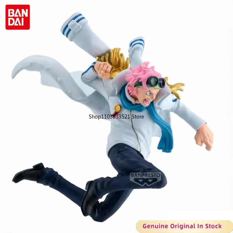 Figura de acción de personaje de ONE PIECE Coby BATTLE RECORD COLLECTION, adornos de escritorio, originales de Bandai