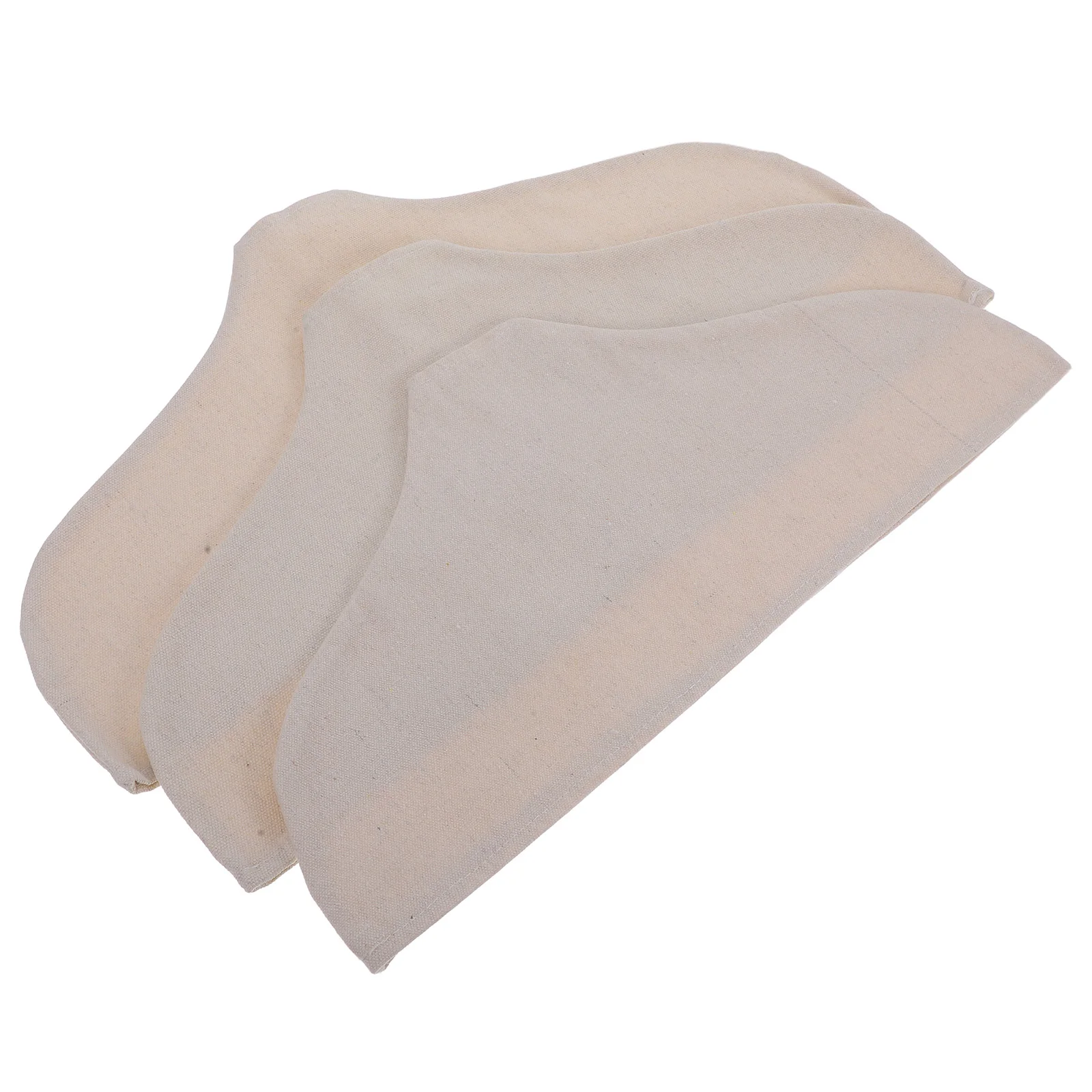

3pcs Hanger Anti-slip Cloth Hanger Dust Cover Cover Cotton Linen Dust Protection Clothing Store Wardrobe Shoulder Design