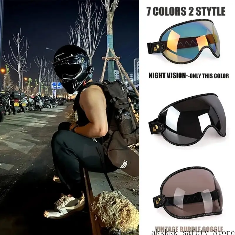 

XXFF Comfortable Motorcycle Eyewear with Adjustable Band Antifog Lens for Enthusiasts Bikers Commuters Long Distance Riders