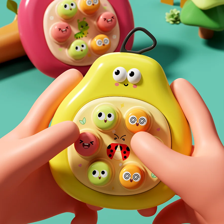 Mini draagbare vloermuis voor kinderen, stressverlichtend puzzelspeelgoed in zak