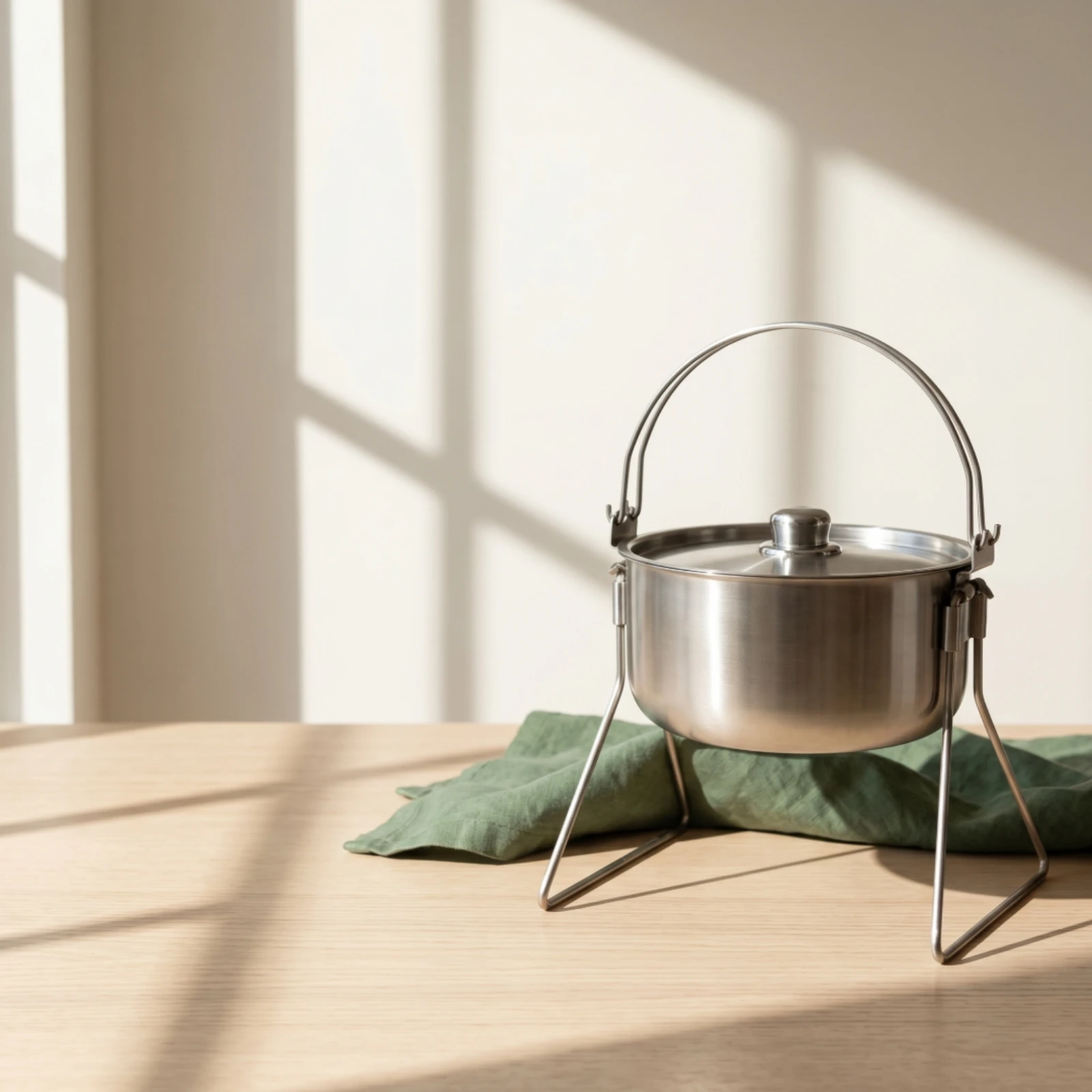 Pentola con Supporto a Treppie - Camping Cooking Pot Tripod recensione e prezzo