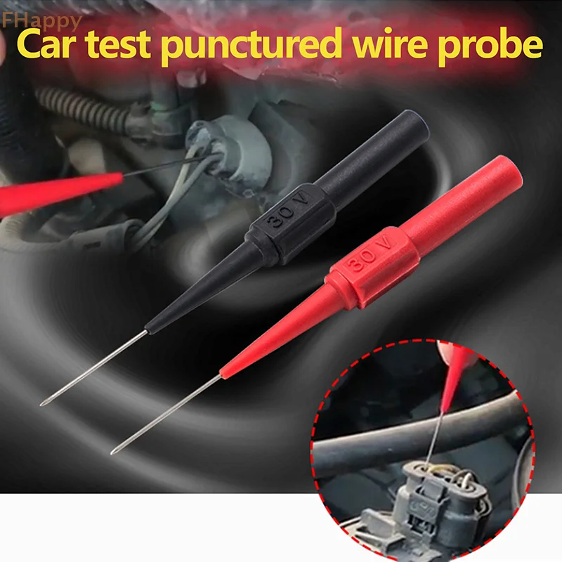 Car Tip Probes Diagnostic Tools Auto Multimeter Test Leads Extention Back Piercing Tools