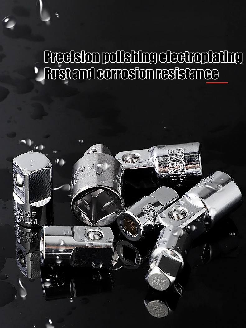 1/2,1/4,3/8 Ratschen Schraubenschlüssel Steckschlüssel Adapter Konverter Transfer Steckschlüssel Ratsche Hülse Adapter Antriebsschlüssel Verbindungskopf – Detail 8