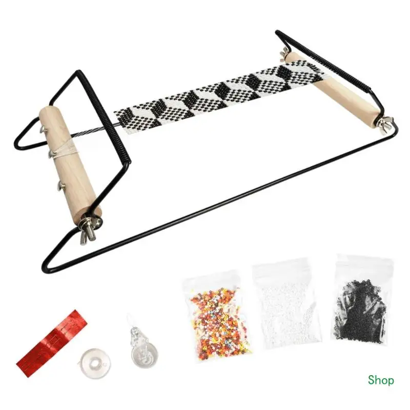 

Dropship Bead Weaving Machine with Adjustable Frame for Bracelets Necklaces Jewelry Piece