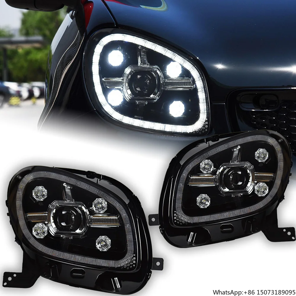 

Car Lights for Smart Headlight Projector Lens 2014-2020 W453 Dynamic Signal Head Lamp LED Headlights Drl Automotive Accessories