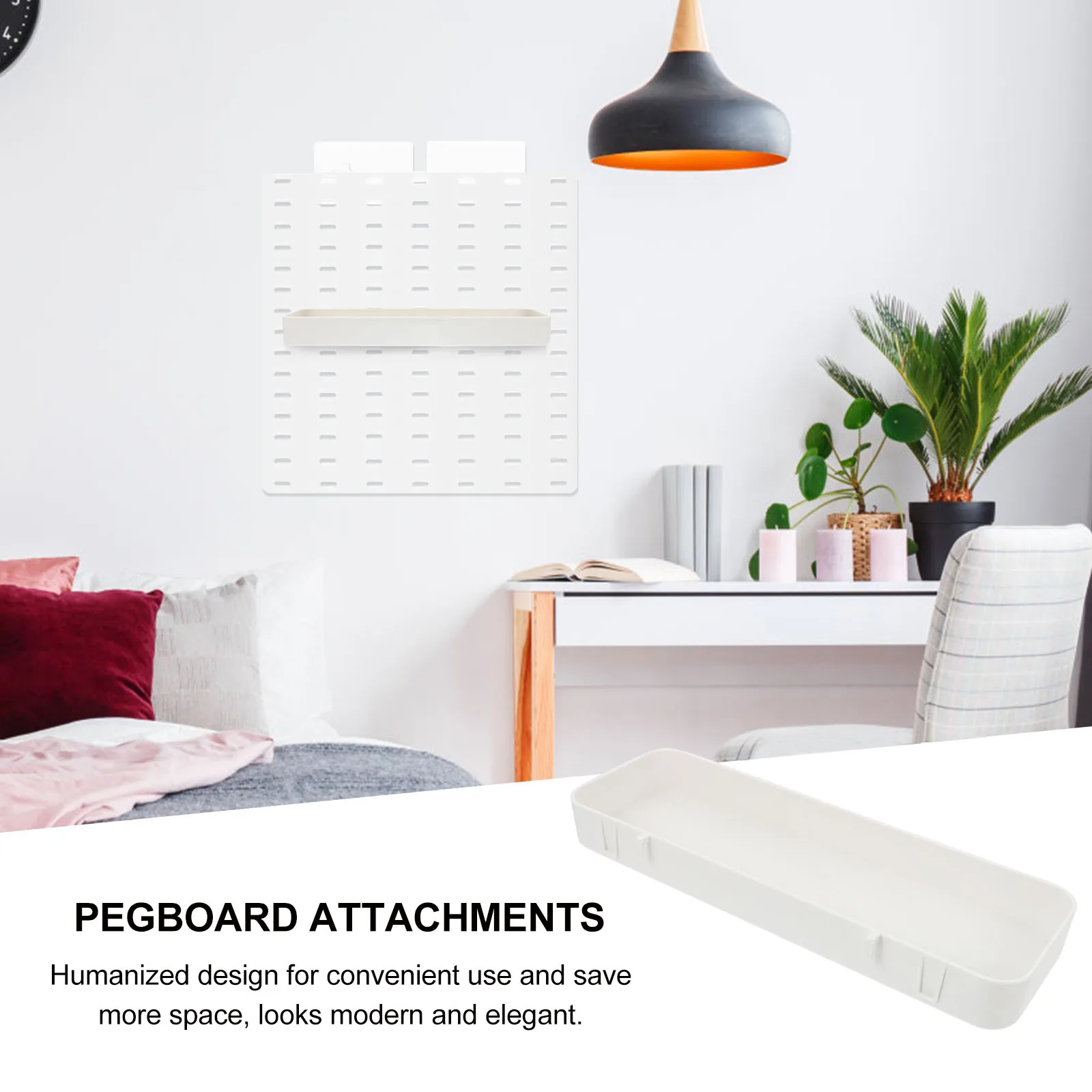 

Pegboard Bins Storage Box Container Accessories Hole Case ganizer Parts Large Square Kitchen Bathroom Bedroom Living Room