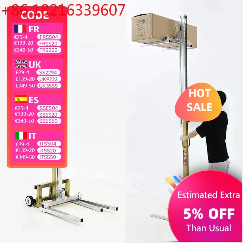 YAO Foldable Portable Manual Lift Trolley Unloading Tool with Transport And Stacking Functions for Efficient Material Handling