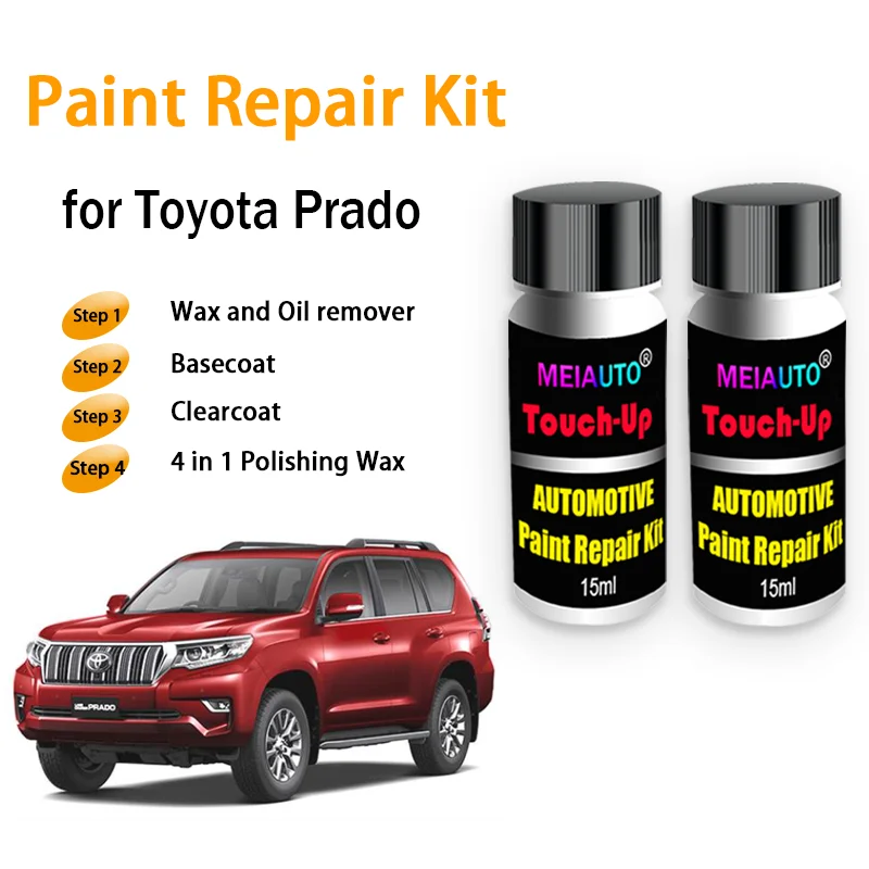 Car Paint Repair Kit for Toyota Prado 2024 2023 2022 2021 2020 Touch-Up Paint Scratch Remover Automotive Paint Care Accessories