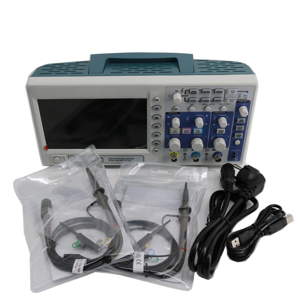 Hantek DSO5202B Digital Oscilloscope 2 Channel 200MHz Bandwidth 1GSa/s  Real-time Sample Rate