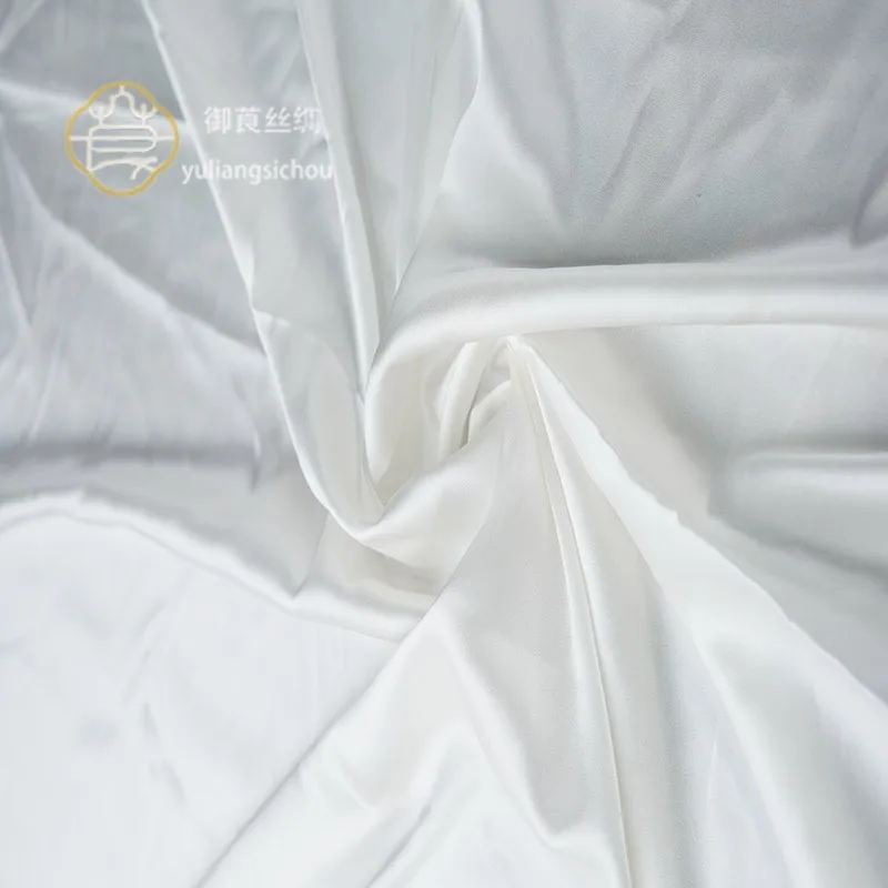 140cm wide-width silk stretch satin 19momme thick new Chinese-style inner lining cheongsam dress fabric
