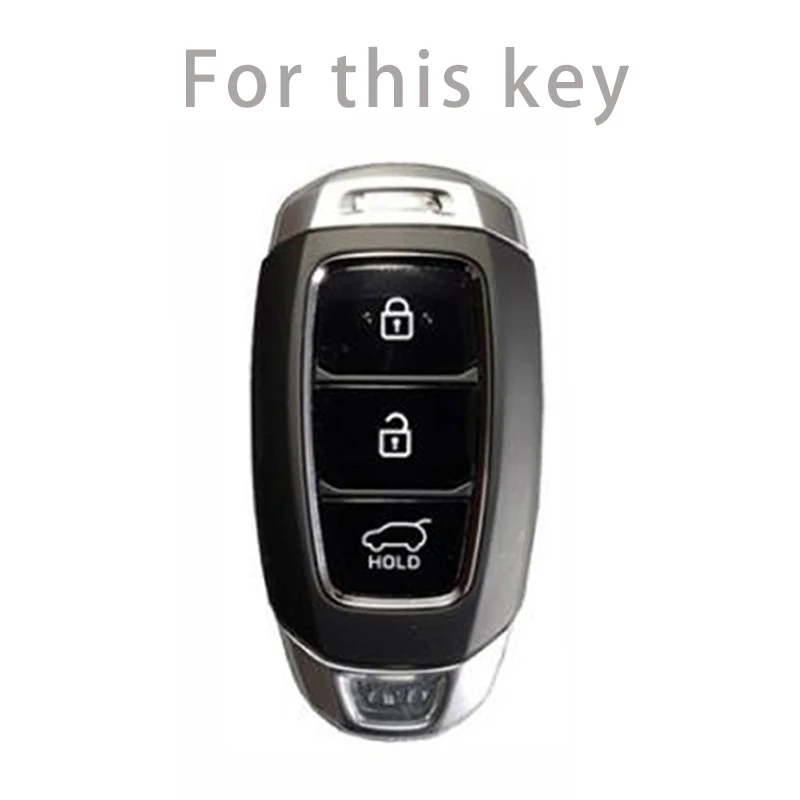 หนัง TPU กรอบกุญแจรีโมทรถยนต์คีย์ Fob สำหรับ Hyundai I30 Ix35 KONA Encino Solaris Azera Grandeur Ig Accent Santa Fe Palisade