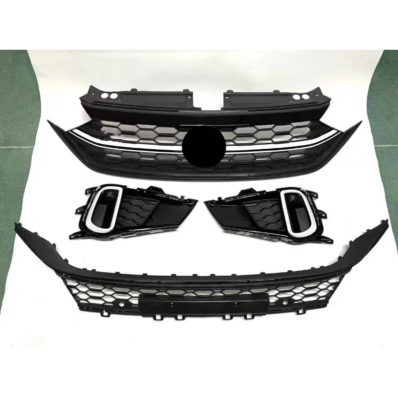 

Решетка радиатора переднего бампера для Volkswagen vw Sagitar jetta 23-25, модифицированная нижняя маска, сетка, автомобильные аксессуары