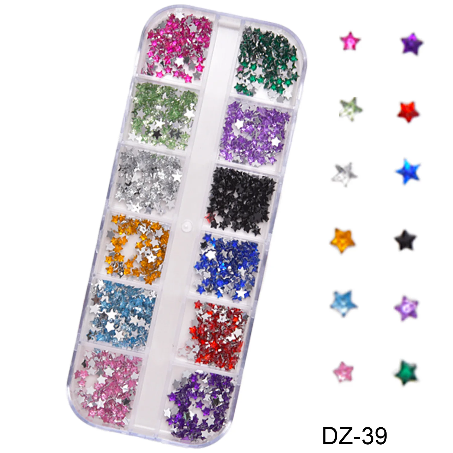 12 شبكة متلألئة كريستال مسمار الفن الراين ثلاثية الأبعاد كريستال لتقوم بها بنفسك زينة بريق كريستال برشام جوهرة ثلاثية الأبعاد مستلزمات الأظافر #6