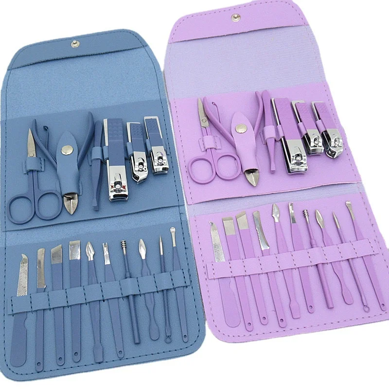 

12pcs/16pcs Manicure Tools Manicure Set Nail Clipper Scissors Pedicure Set Beauty Pliers Nail Tools Cuticle Cutter For Beauty