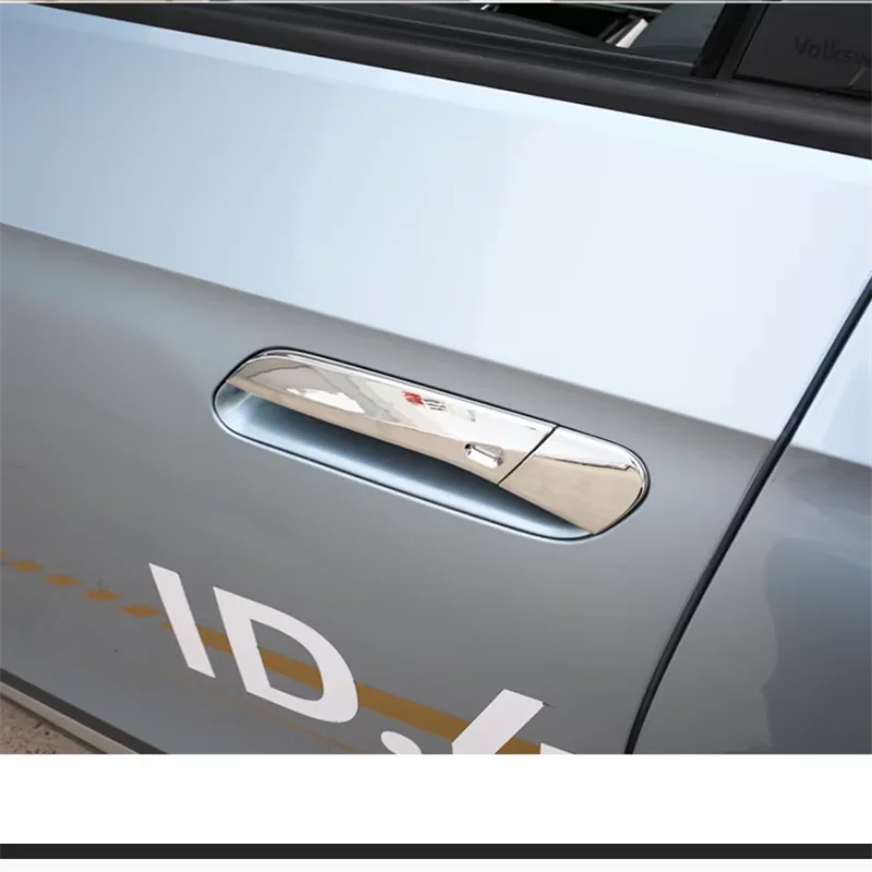 ل VW Volkswagen ID.4 ID.6 ID4 ID6 2021 2022 2023 اكسسوارات السيارات الخارجية مقبض باب السيارة الصيد غطاء تغليف الحماية #1