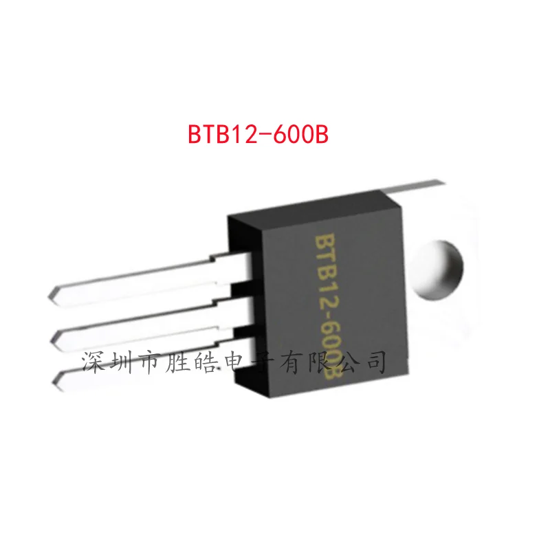 (10PCS)  NEW  BTB12-600B  12A  600V  Two-Way  Silicon Controlled  Straight Into The TO-220  Integrated Circuit