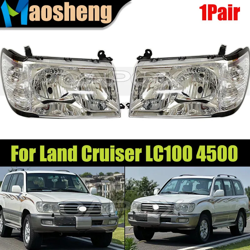 

Фара переднего бампера с левым рулем для Toyota Land Cruiser FJ100/LC100/UZJ100/4700 4500 1998-2005, фара головного света