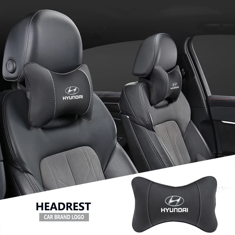 Car Seat Head Support Cushion Interior Accessories For Hyundai Genesis N-LINE I10 I20 I30 I40 IX20 IX35 Kona Getz Veloster