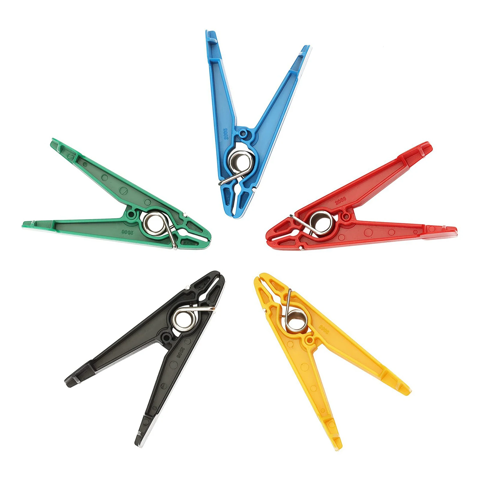 5Pcs Finger Thumb Exerciser Finger Exerciser & Hand  Equipment Rehab Pinch Clips for Recovery From Injuries & Surgery