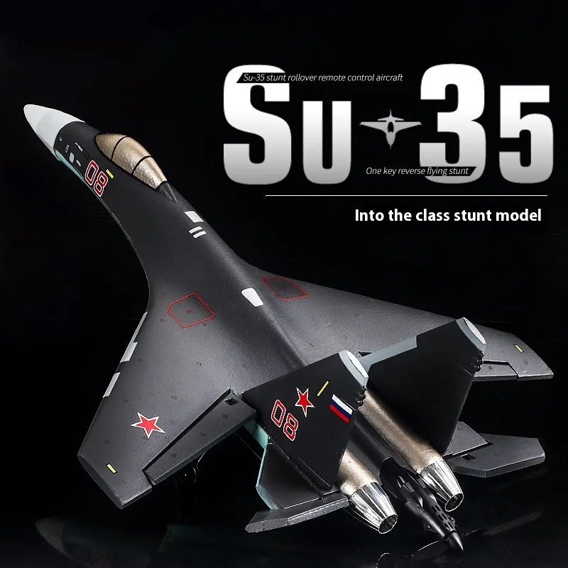 

2.4g Full Scale Remote Control Four Channel Simulation Su-35 Fighter Stable Flight Fixed Wing Foam Glider Aircraft Model