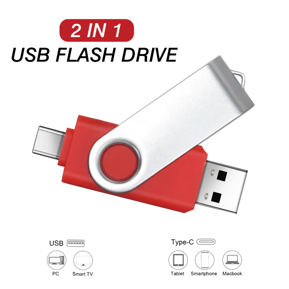 Флэш-накопитель USB «сделай сам» для смартфона Android и ПК, двусторонняя Флэшка 8 ГБ, флэш-накопитель 16 Гб OTG, металлический флэш-накопитель 32 ГБ, Usb-подарок для фотосъемки