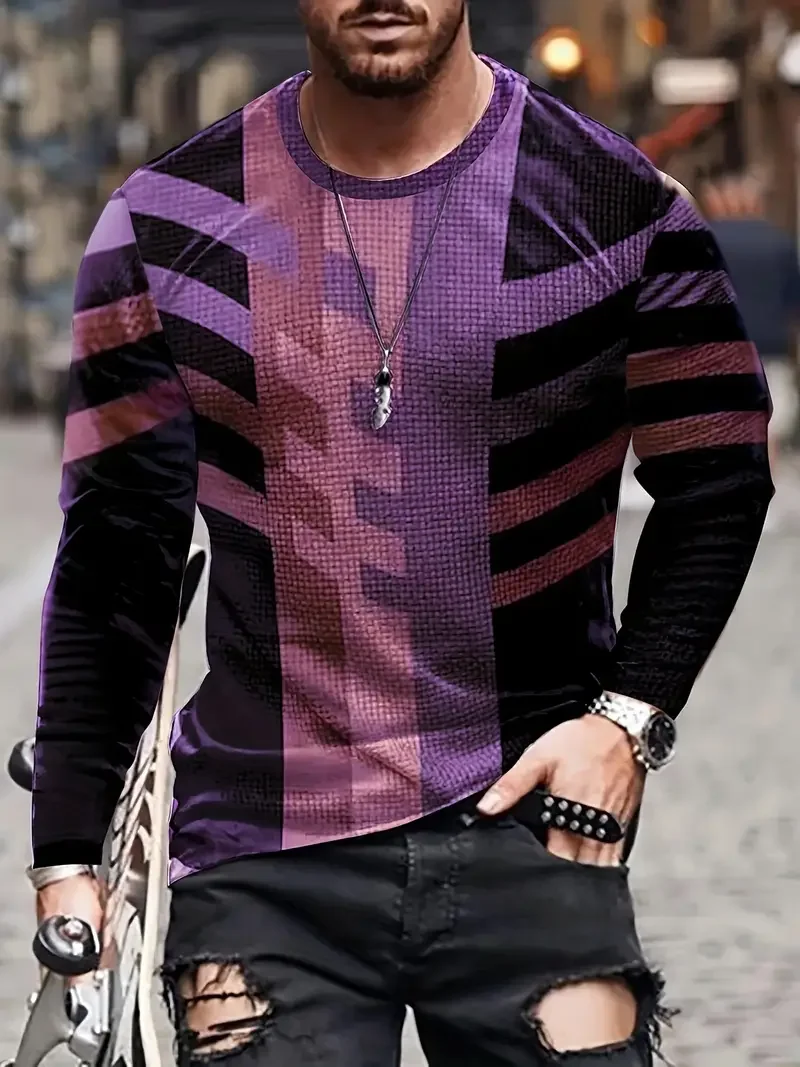 

Men's T Shirts Vintage Animal Eagle 3d Printed Casual Long Sleeve Tee Shirt Fashion Outfits Streetwear O Neck Oversized Tops