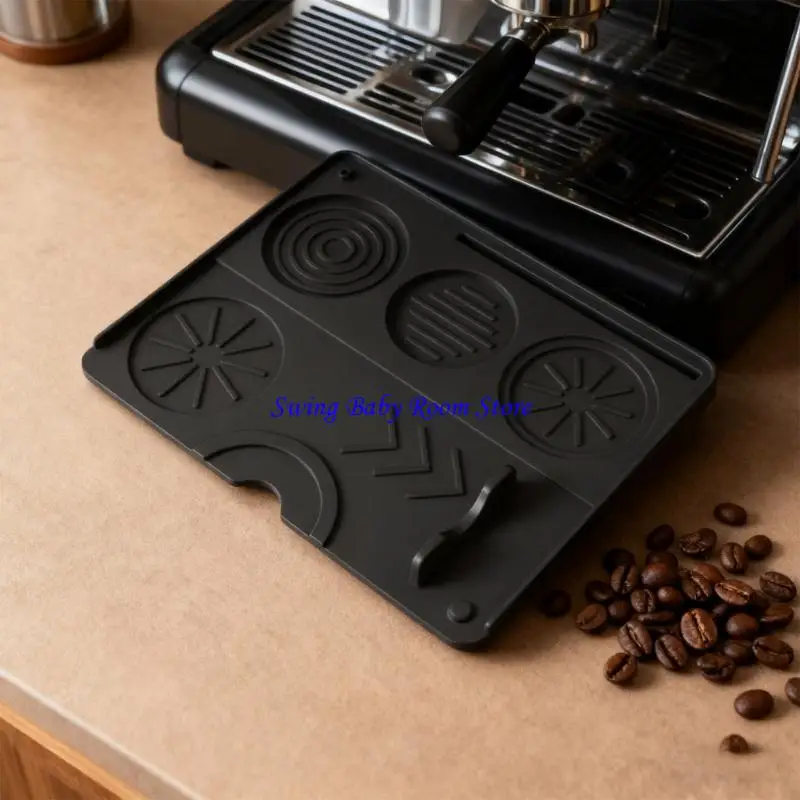 K1AD Silicone Coffee Mat Multifunctional Nonslip Mat Replacement for Coffee Station