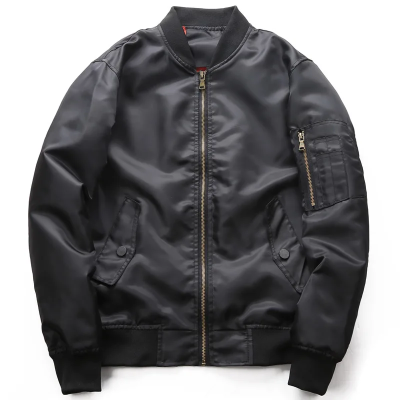 2026 Spring Autumn Button-down Jacket Men's Air Force One MA-1 Pilot Men's High-Quality Jacket