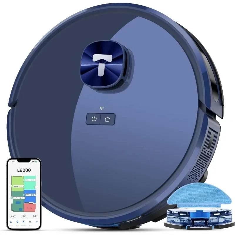 

Robot Vacuum and Mop Combo, LiDAR Navigation,150Mins Max, 14 No-go Zones, Smart Mapping, Good for Pet Hair, Carpet