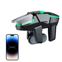 2pcs 6 Finger Mobile Phone Game Trigger for PUBG Phone Game Controller Eating Chicken Artifact for Android IPhone Gamepad
