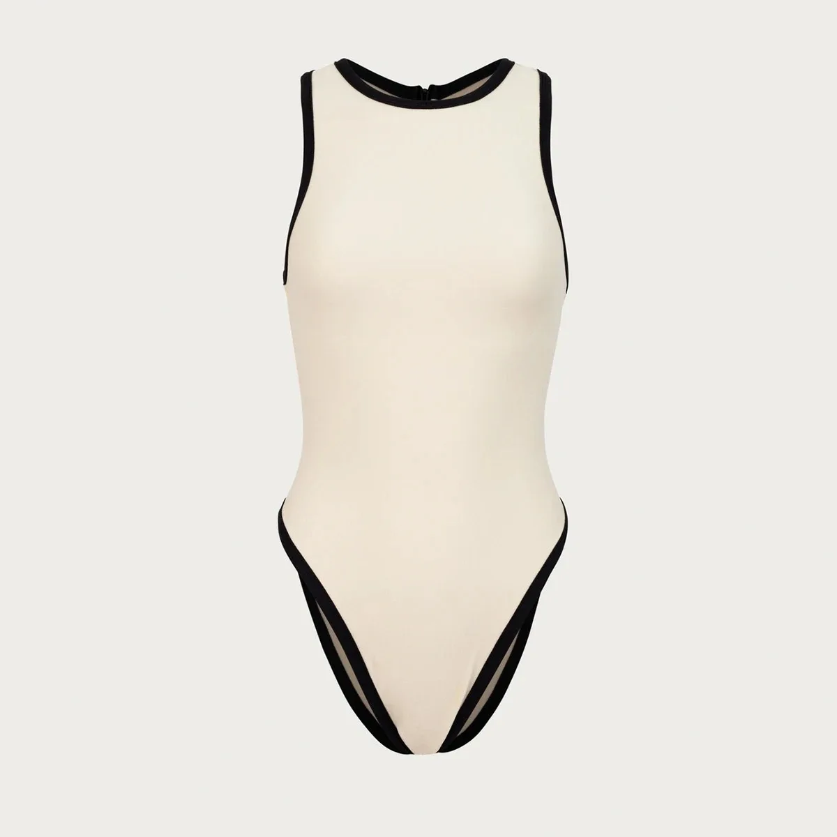 2025 Neues schwarzes Bikini-Set, einteiliger Badeanzug, klassischer Badeanzug für Damen, Push-Up, Sport, solider einteiliger Anzug, Strandkleidung für Damen