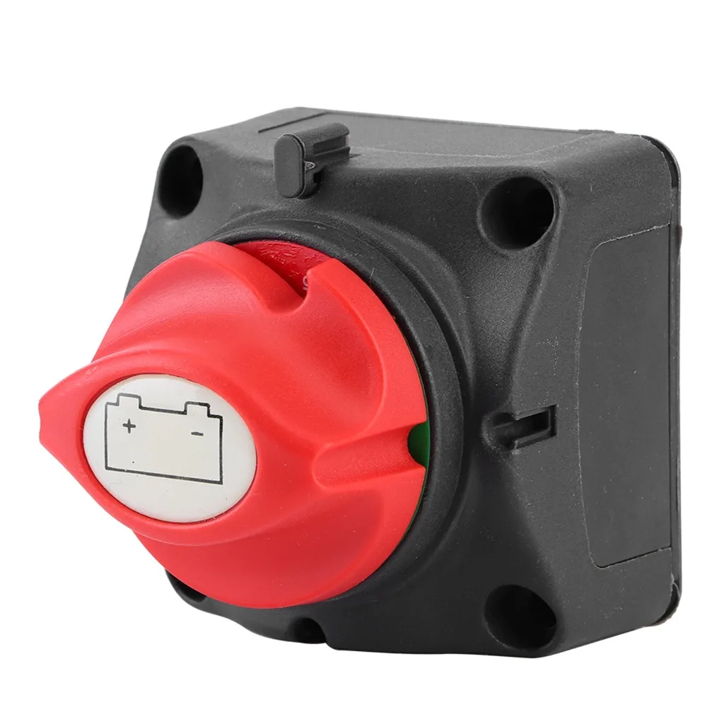 Power Management 12V Battery Isolator Switch Two Duty 600A Power Isolator Master Disconnect Two Level Switch Vehicle Use