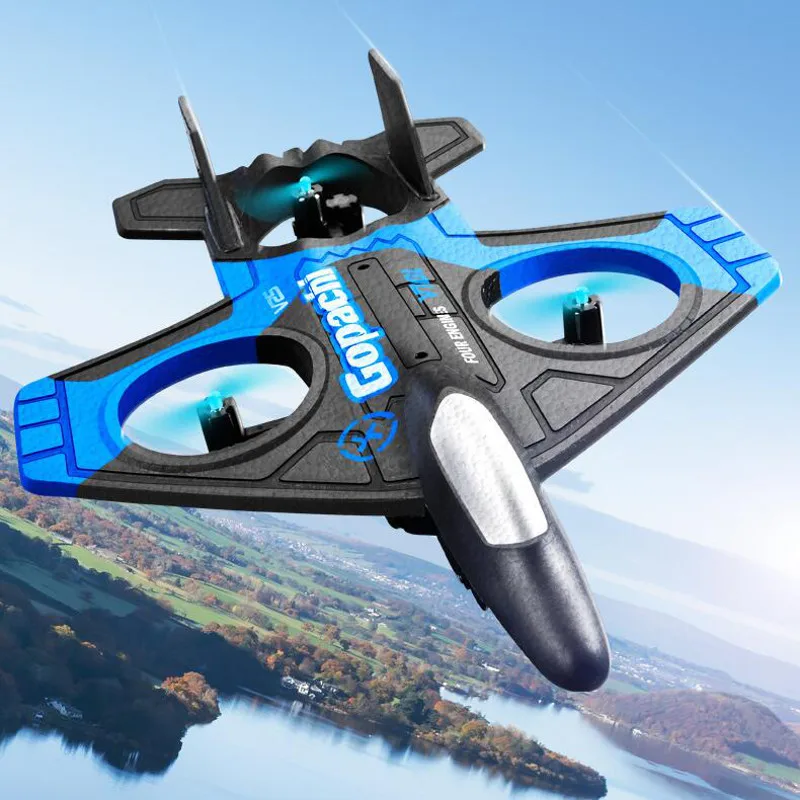 4DRC V25 2.4G Stunt Flight Slide Takeoff 360° Filp 15mins Flight Time LED EVA RC Drone Quadcopter RTF Toy for Kids Gifts