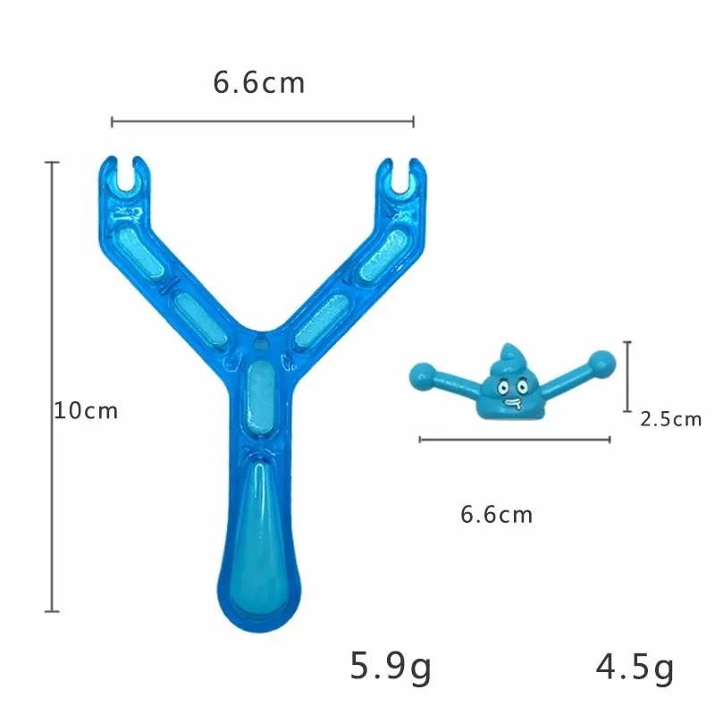 1-5 шт. забавная рогатка для стрельбы, розыгрыш, поддельные какашки, игра-антистресс, декомпрессионная игрушка на день защиты детей, подарок на день рождения для детей