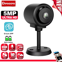 New 5MP Baby Monitor Battery Wireless IP Camera Small Recorder Micro Smart Indoor Home Human Detection NightVision Camera 2025