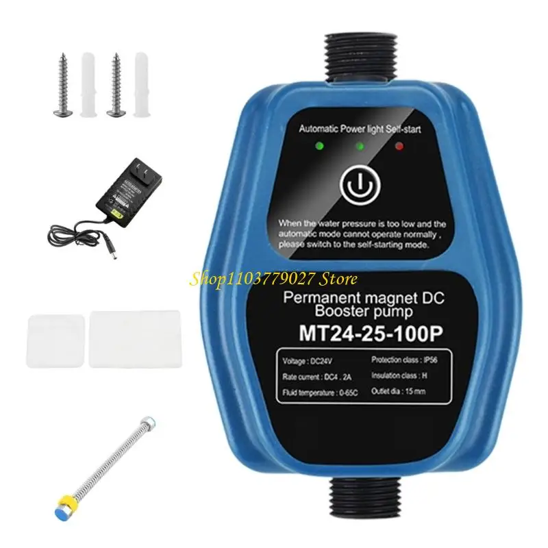 C4DF Quiet Operations Water Pressure Boosters Pump  24V 15mm Pipe Diameter High Temperatures Ranges for Solar Heating