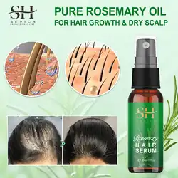 Spray esencial para el crecimiento del cabello, suero de Romero para detener la caída del cabello, crecimiento rápido, belleza, cuidado del cabello, cabello seco, cuero cabelludo, refrescante