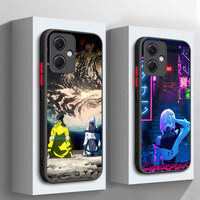Cyberpunk Edgerunners Case for Xiaomi Redmi 10C 9A Sport 9i 9C 10 9 Power 8 9T 5A 9AT 10 Prime 10X A5 Matte Frosted Phone Cover
