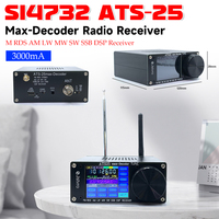 SI4732 Radio Receiver ATS-25 Max-Decoder 2.4 Inch ALL Band Radio Receiver Adds Adds CW RTty Decoding Function WiFi Function