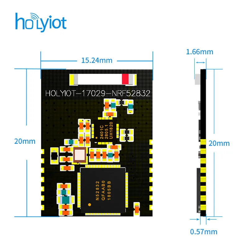 Nordic nRF52832 Bluetooth Ble 5.0 Module Long Range Low Energy Mesh Net Module Wireless Bluetooth Transmitter And Receiver