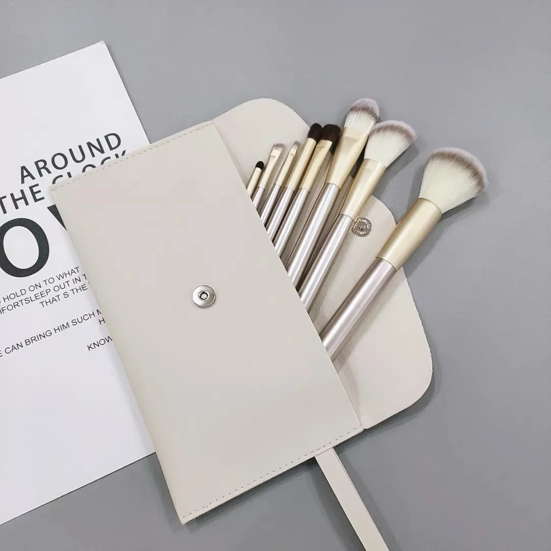 Custodia per pennelli per trucco professionale Custodia per buste in pelle PU Strumenti cosmetici Borsa per pennelli per trucco portatile